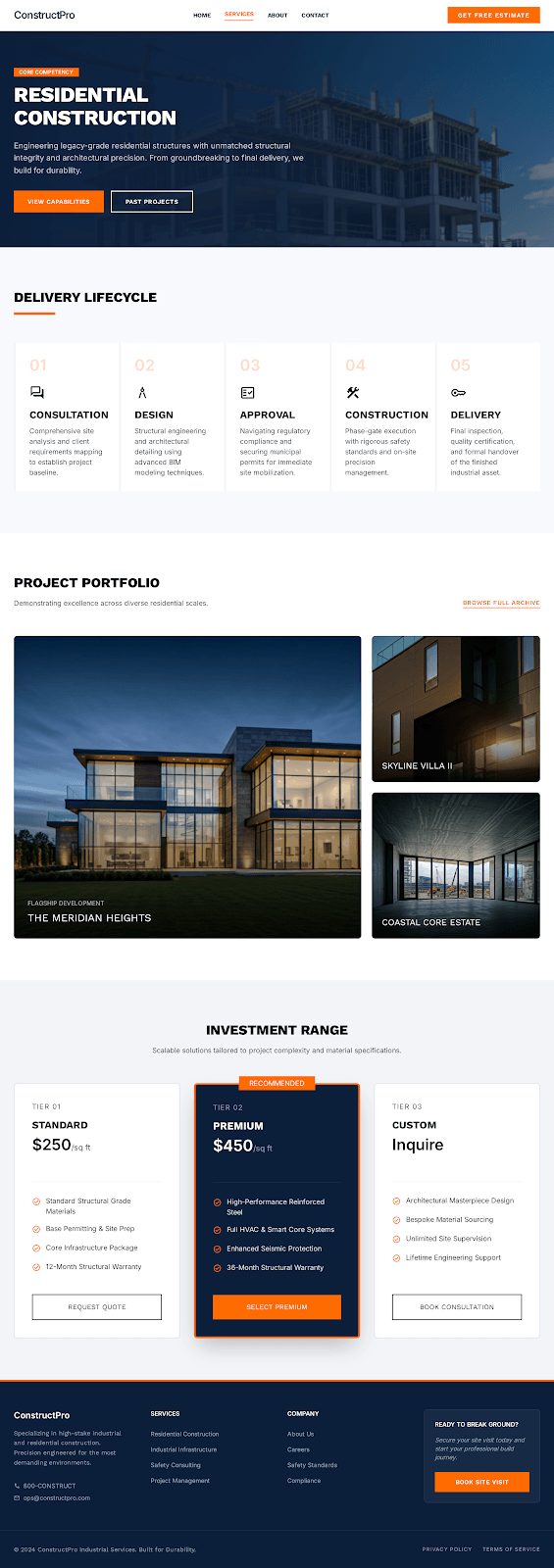 ConstructPro Services