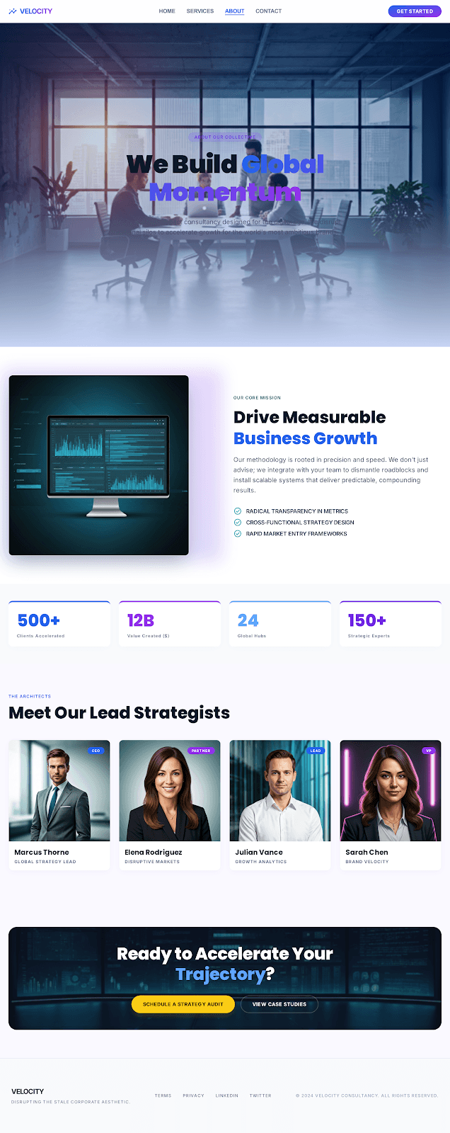 Velocity Consultancy About